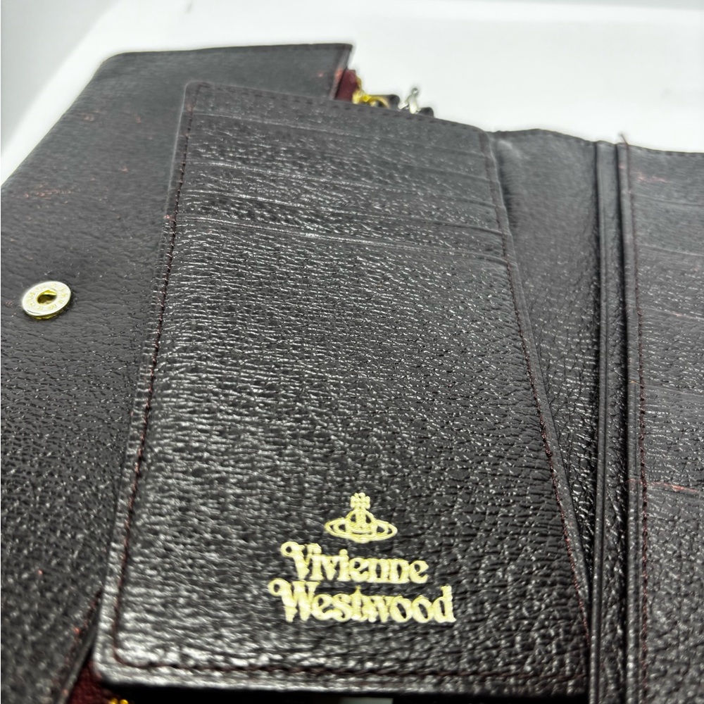 EUC! Vivienne Westwood Black Leather Vintage Wallet - Picture 5 of 7